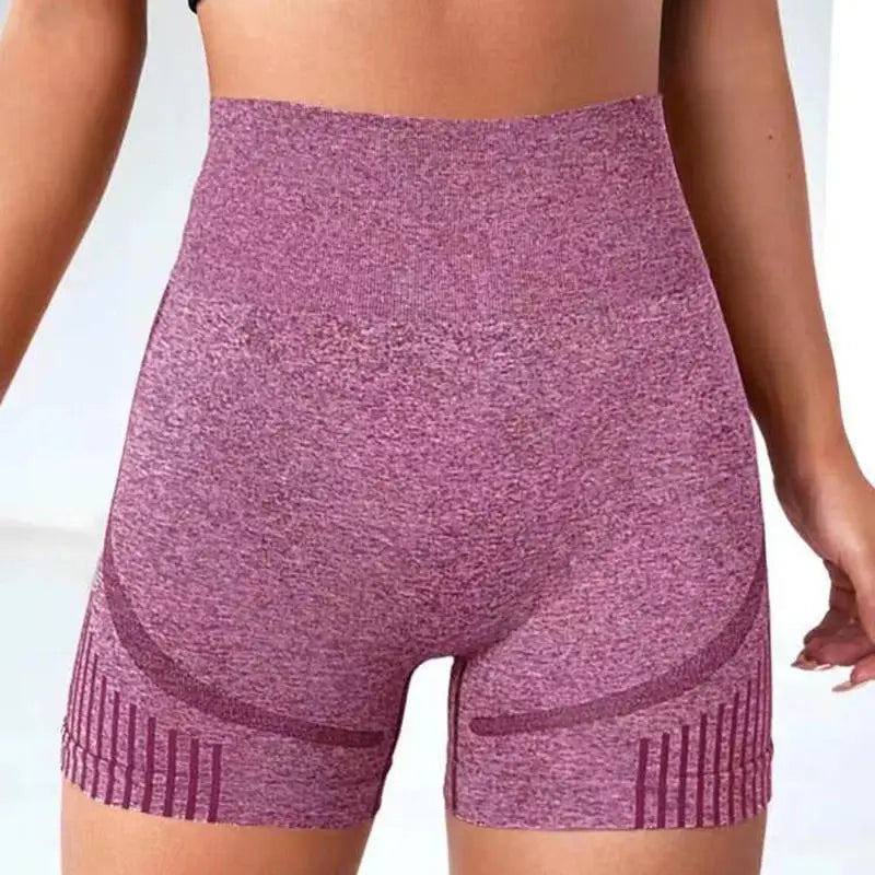 Women Yoga Shorts High Waist Workout Shorts Fitness Yoga Lift Butt Fitness Ladies Yoga Gym Running Short Pants Sportswear