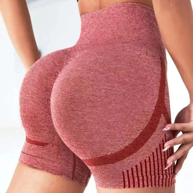 Women Yoga Shorts High Waist Workout Shorts Fitness Yoga Lift Butt Fitness Ladies Yoga Gym Running Short Pants Sportswear
