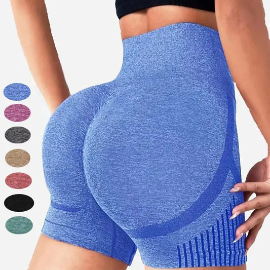 Women Yoga Shorts High Waist Workout Shorts Fitness Yoga Lift Butt Fitness Ladies Yoga Gym Running Short Pants Sportswear