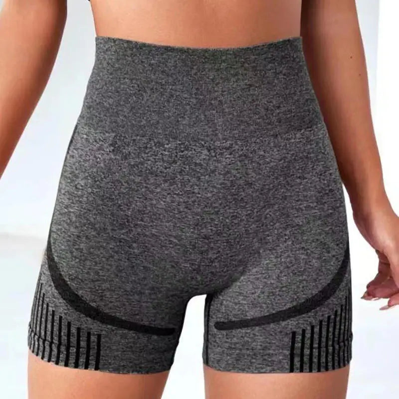 Women Yoga Shorts High Waist Workout Shorts Fitness Yoga Lift Butt Fitness Ladies Yoga Gym Running Short Pants Sportswear