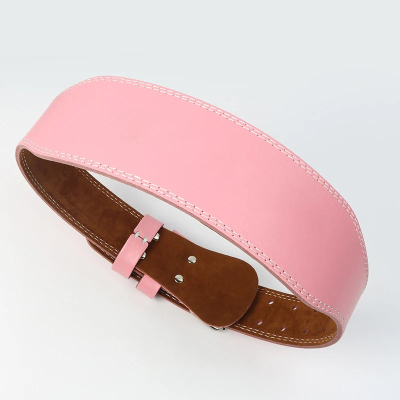 Weight Lifting Belt For Women 10.5cm Width Gym Fitness Squats Belt Back Support Powerlifting, Cross Training, Workout Belt Pink