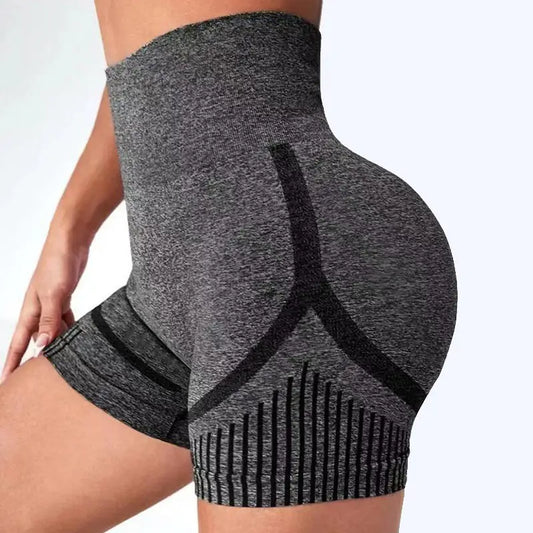 Women Yoga Shorts High Waist Workout Shorts Fitness Yoga Lift Butt Fitness Ladies Yoga Gym Running Short Pants Sportswear