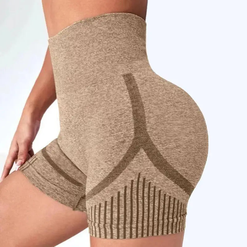 Women Yoga Shorts High Waist Workout Shorts Fitness Yoga Lift Butt Fitness Ladies Yoga Gym Running Short Pants Sportswear
